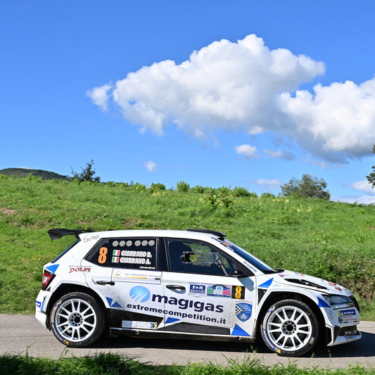 I frateli Giordano in finale di Coppa Italia Rally